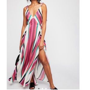 NWT Free people neon lights maxi Large
